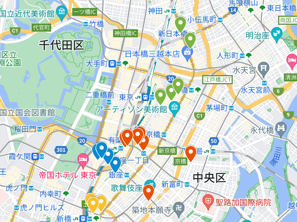 銀座・有楽町周辺にあるアンテナショップ